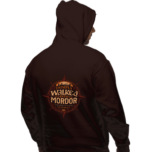 Shirts Pullover Hoodies, Unisex / Small / Dark Chocolate I Simply Walked
