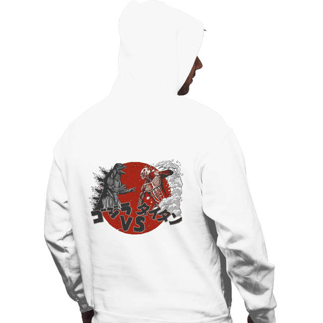 Shirts Pullover Hoodies, Unisex / Small / White Battle Of Titans