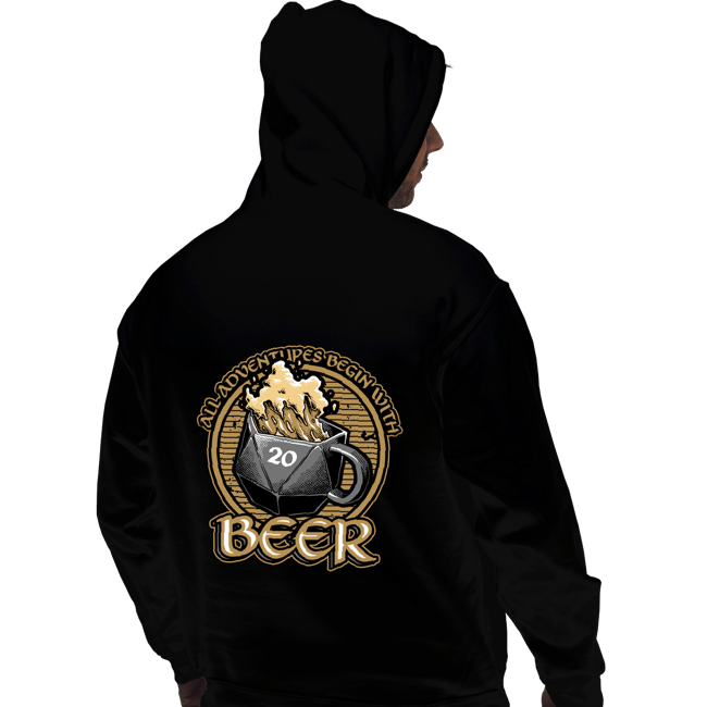 Secret_Shirts Pullover Hoodies, Unisex / Small / Black Beer Adventures