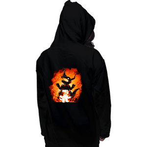 Daily_Deal_Shirts Pullover Hoodies, Unisex / Small / Black Fire Evolution