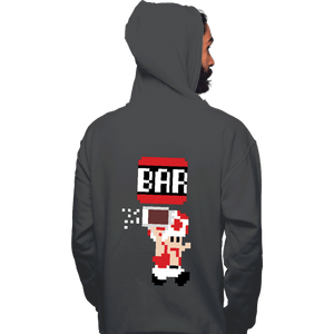 Shirts Pullover Hoodies, Unisex / Small / Charcoal To The Bar, Toad!