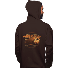 Load image into Gallery viewer, Shirts Pullover Hoodies, Unisex / Small / Dark Chocolate Tatooine Tours
