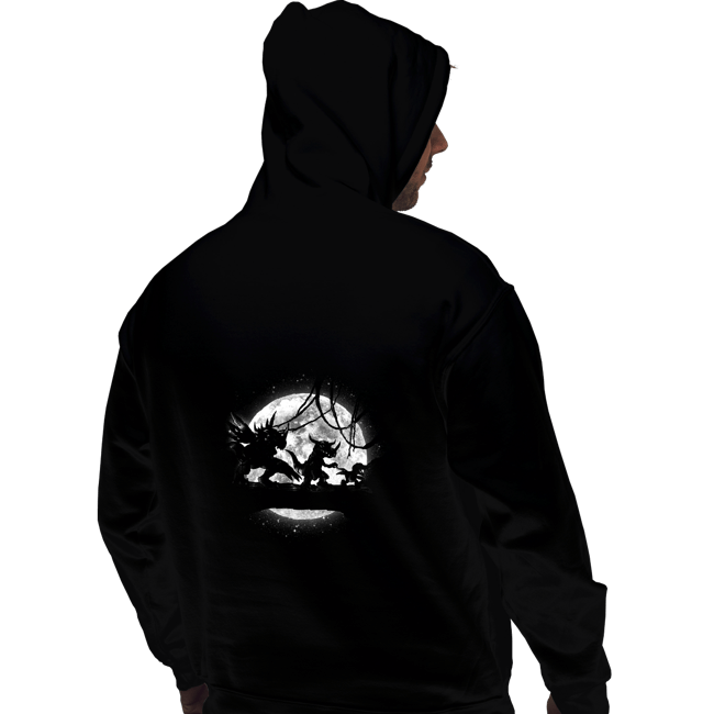 Daily_Deal_Shirts Pullover Hoodies, Unisex / Small / Black Moonlight Digivolution