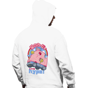 Daily_Deal_Shirts Pullover Hoodies, Unisex / Small / White Pink Hype!