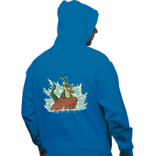 Load image into Gallery viewer, Secret_Shirts Pullover Hoodies, Unisex / Small / Sapphire The Little Alligator
