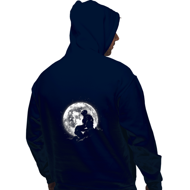 Daily_Deal_Shirts Pullover Hoodies, Unisex / Small / Navy Moonlight Iron