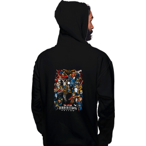 Daily_Deal_Shirts Pullover Hoodies, Unisex / Small / Black Super Horror Icons