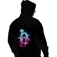 Load image into Gallery viewer, Shirts Pullover Hoodies, Unisex / Small / Black Saturn Storm
