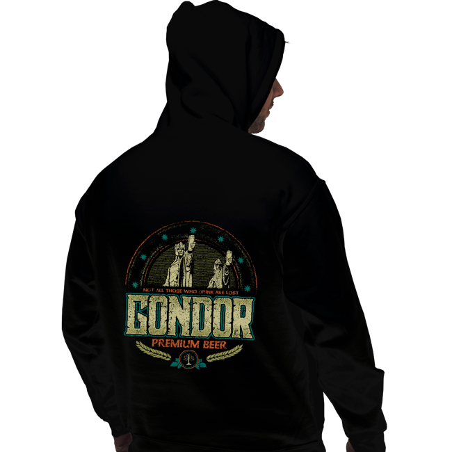 Daily_Deal_Shirts Pullover Hoodies, Unisex / Small / Black Gondor Beer