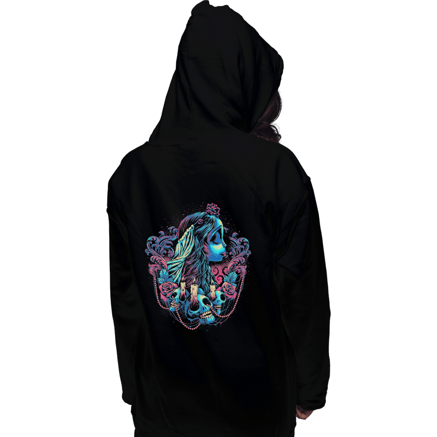 Shirts Pullover Hoodies, Unisex / Small / Black Colorful Bride
