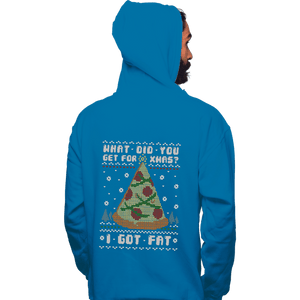 Shirts Pullover Hoodies, Unisex / Small / Sapphire Fatty Christmas