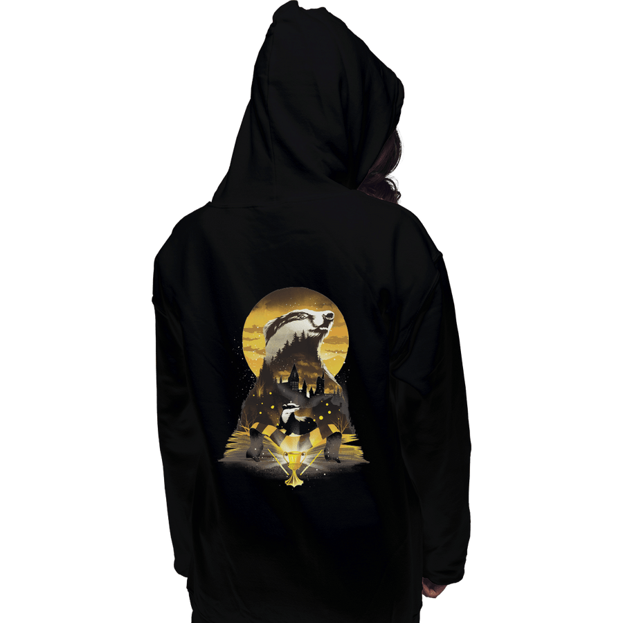 Shirts Zippered Hoodies, Unisex / Small / Black House Of Hufflepuff