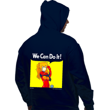 Load image into Gallery viewer, Shirts Pullover Hoodies, Unisex / Small / Navy We Can Do It Shinji
