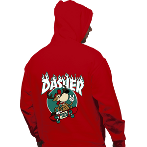 Secret_Shirts Pullover Hoodies, Unisex / Small / Red Dasher Thrasher