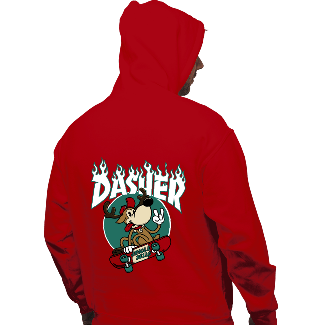 Secret_Shirts Pullover Hoodies, Unisex / Small / Red Dasher Thrasher