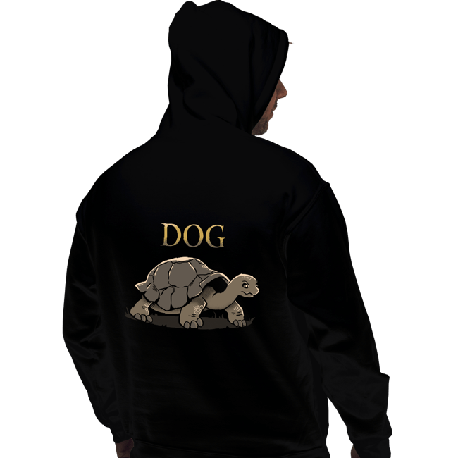 Daily_Deal_Shirts Pullover Hoodies, Unisex / Small / Black Dog Ahead