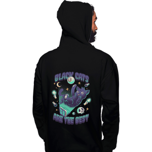 Shirts Pullover Hoodies, Unisex / Small / Black Black Cats Are The Best