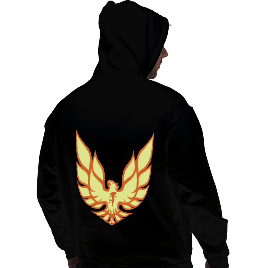 Shirts Pullover Hoodies, Unisex / Small / Black Dark Phoenix Firebird