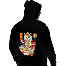 Load image into Gallery viewer, Daily_Deal_Shirts Pullover Hoodies, Unisex / Small / Black Ramen Cat Pirate
