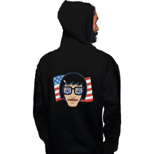 Load image into Gallery viewer, Shirts Pullover Hoodies, Unisex / Small / Black Star Spangled Butt
