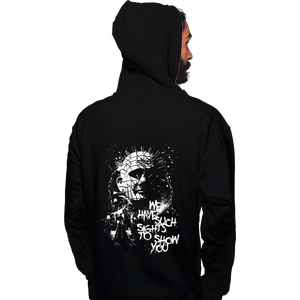 Daily_Deal_Shirts Pullover Hoodies, Unisex / Small / Black Pinhead Splatter