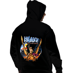 Daily_Deal_Shirts Pullover Hoodies, Unisex / Small / Black Heavy Force