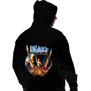 Daily_Deal_Shirts Pullover Hoodies, Unisex / Small / Black Heavy Force