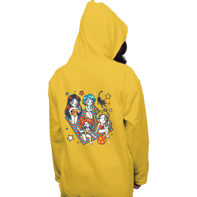 Secret_Shirts Pullover Hoodies, Unisex / Small / Gold Summer Moon