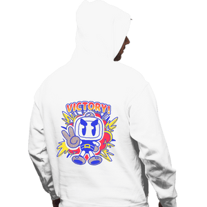 Shirts Pullover Hoodies, Unisex / Small / White Bomber Victory