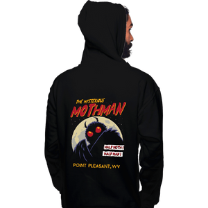 Daily_Deal_Shirts Pullover Hoodies, Unisex / Small / Black Mothman