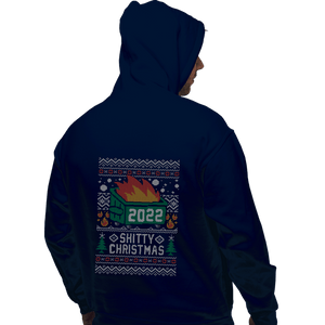 Secret_Shirts Pullover Hoodies, Unisex / Small / Navy Ugly Shitty Christmas Sweater