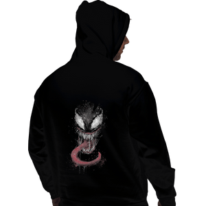 Shirts Pullover Hoodies, Unisex / Small / Black Venom Splatter