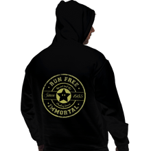 Load image into Gallery viewer, Shirts Pullover Hoodies, Unisex / Small / Black Star
