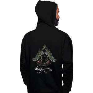 Shirts Pullover Hoodies, Unisex / Small / Black Alrighty Then