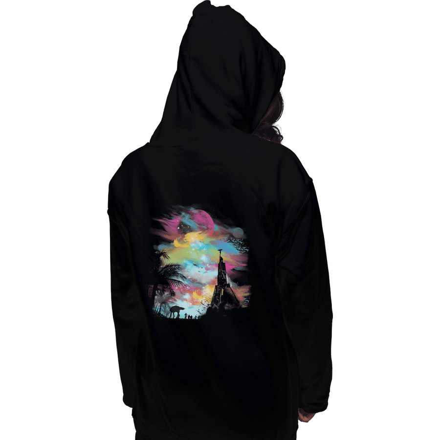 Shirts Pullover Hoodies, Unisex / Small / Black Sunset On Scarif