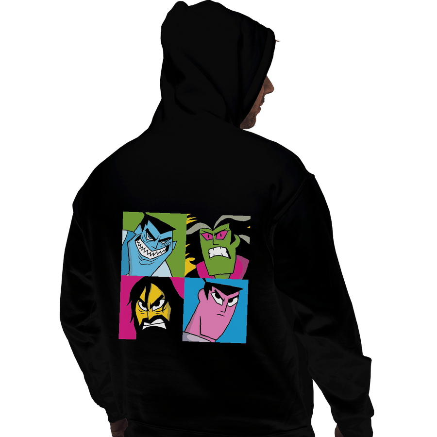 Shirts Pullover Hoodies, Unisex / Small / Black Pop Samurai