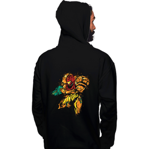 Shirts Pullover Hoodies, Unisex / Small / Black Metroid - Galactic Bounty Hunter