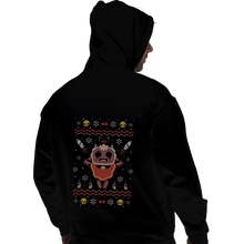 Load image into Gallery viewer, Shirts Pullover Hoodies, Unisex / Small / Black Lamb Christmas
