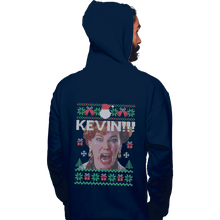 Load image into Gallery viewer, Shirts Zippered Hoodies, Unisex / Small / Navy Kevin Sweater
