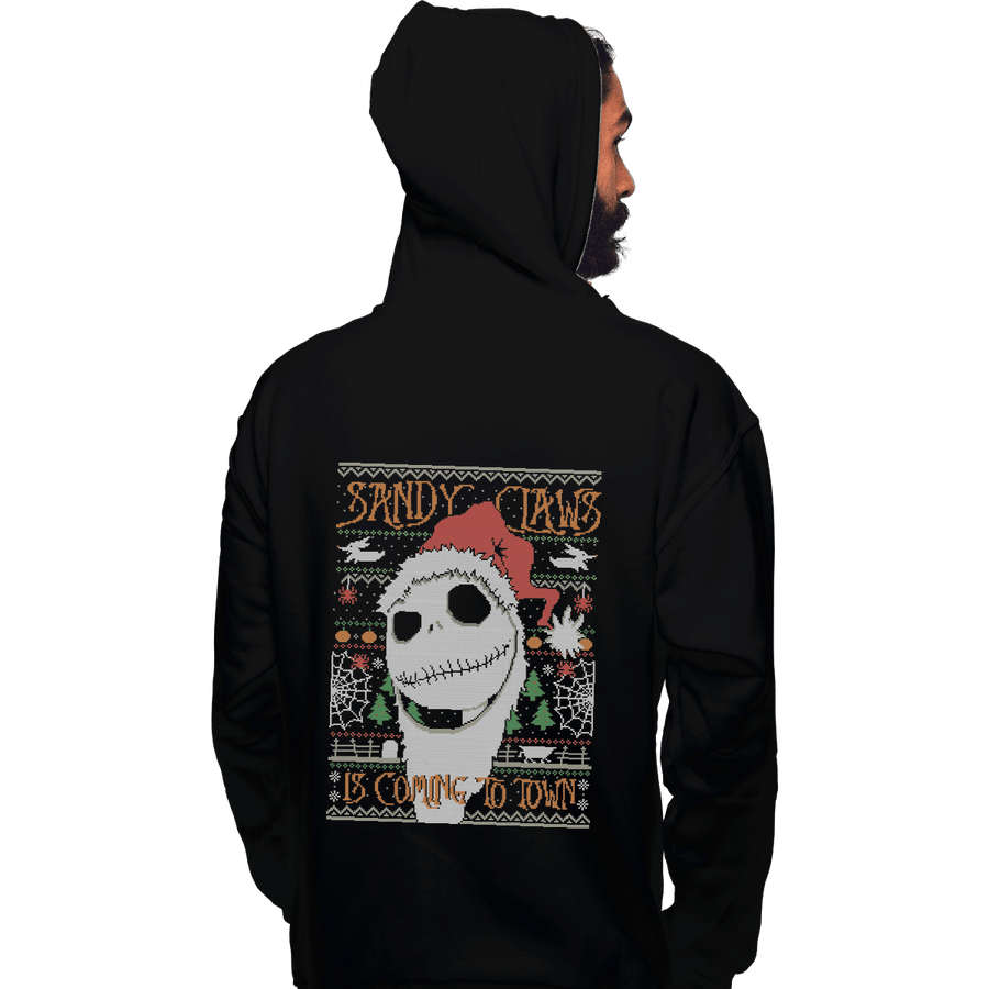 Shirts Pullover Hoodies, Unisex / Small / Black Sandy Claws