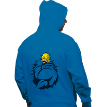 Load image into Gallery viewer, Daily_Deal_Shirts Pullover Hoodies, Unisex / Small / Sapphire Big Toasty Cinnamon Bun
