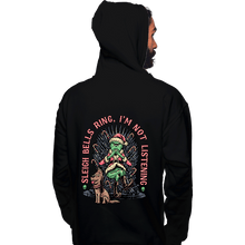 Load image into Gallery viewer, Daily_Deal_Shirts Pullover Hoodies, Unisex / Small / Black Sleigh Bells Ring
