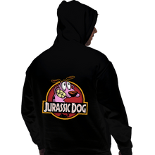 Load image into Gallery viewer, Daily_Deal_Shirts Pullover Hoodies, Unisex / Small / Black Jurassic Dog
