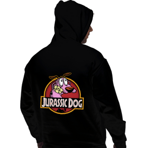 Daily_Deal_Shirts Pullover Hoodies, Unisex / Small / Black Jurassic Dog