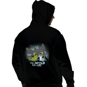 Shirts Zippered Hoodies, Unisex / Small / Black Adopt A Reptile