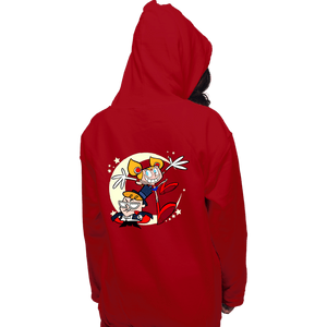 Daily_Deal_Shirts Pullover Hoodies, Unisex / Small / Red Sailor's Laboratory