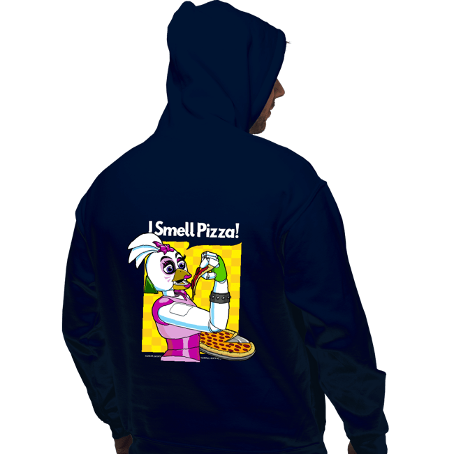 Secret_Shirts Pullover Hoodies, Unisex / Small / Navy I Smell Pizza