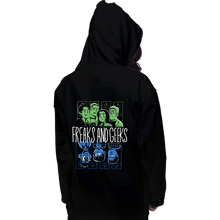 Load image into Gallery viewer, Daily_Deal_Shirts Pullover Hoodies, Unisex / Small / Black Freaks And Geeks
