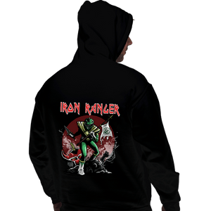 Daily_Deal_Shirts Pullover Hoodies, Unisex / Small / Black Iron Ranger