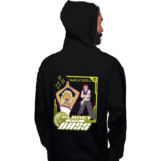Daily_Deal_Shirts Pullover Hoodies, Unisex / Small / Black Planet Of The Bass
